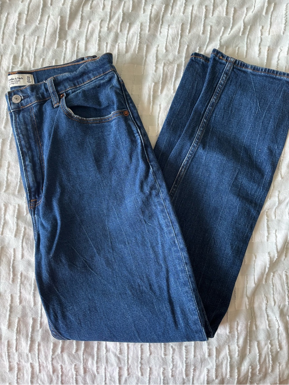Classic Dark Blue Straight-Leg Jeans Curve Love
